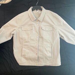 Thrifted denim and company jacket. Good condition